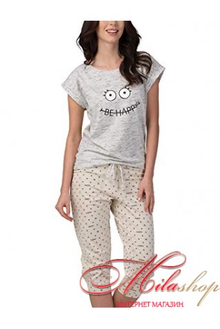 Изящная пижама с бриджами SAL-PY-1092 Rossli